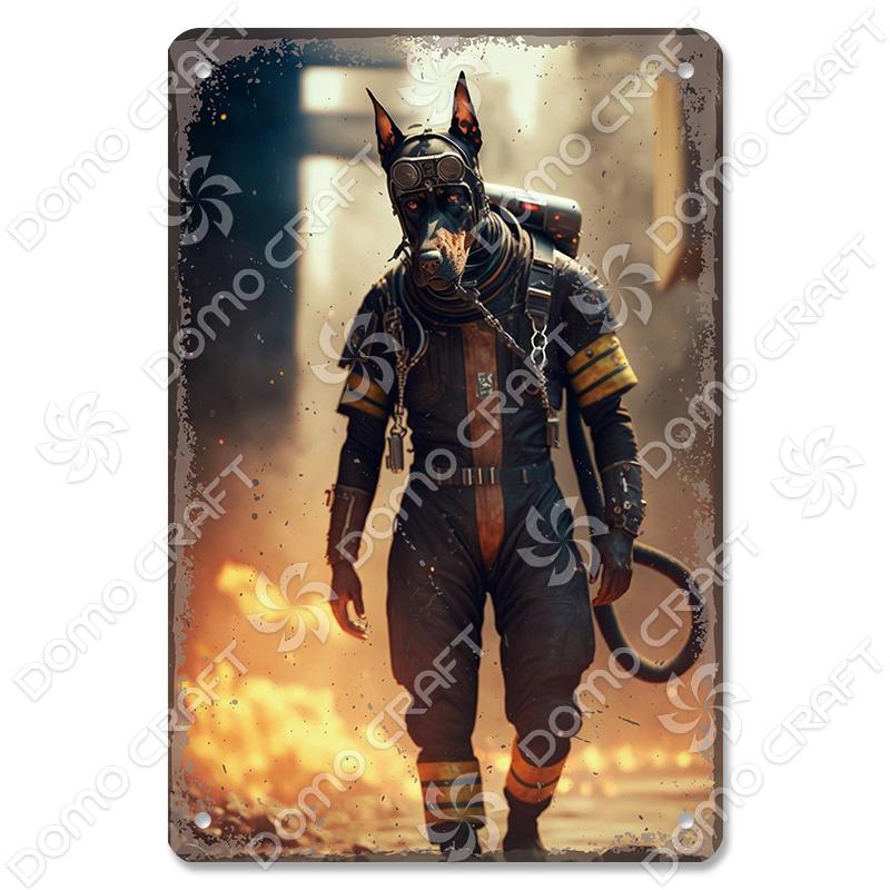 Винтажный жестяной знак пожарного, металлическая пластина, классический металлический постер из фильма «Пожарный», Настенный декор для гаража, клуба, отеля, дома