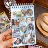 Coil-Bound Scrapbook Stickers Ring Binding Animal Sticker Book  Journaling Scrapbooking Decoration