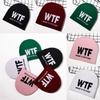 Embroidery Letter Design Knit Hat With Alphabet For Daily Warmth Fashion Wear