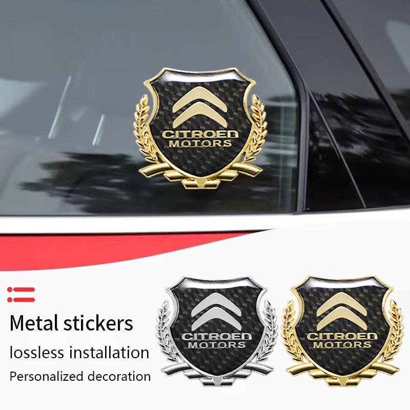 APG1 3D Metal Car Emblem Badges Stickers Car Window Sticker For Citroen C4 C3 C2 C1 Berlingo Xsara Grand Picasso Car Styling Paster