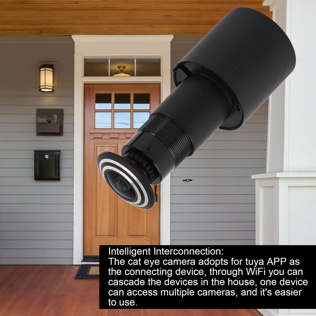 Дверной глазок, камера 1080P HD, дистанционный двусторонний разговор, Wi-Fi, 150 градусов, широкоугольная камера для просмотра дверей для офиса и дома