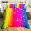 Abstract Rainbow Colorful Bedding Set Queen King Sinlge Duvet Cover Dream Polyester Comforter Covers Pillowcase Soft Bedclothes
