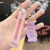 Bear Crystal Glass Doll Key Chain Acrylic Car Key Accessories Pendant Bag