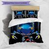 3pcs Duvet Cover Set (1*Duvet Cover + 2*Pillowcase, Without Core), Sonic Print Bedding Set, Bedroom Decor, All‑Season, Birthday Gift
