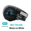 1PK M21-375-595/M21-750-430/M21-750-7425 Black On WhiteCompatible BRADY BMP21 PLUS Handheld Label Printer Self-Laminating Vinyl