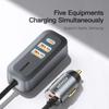 Essager Автомобильное зарядное устройство USB 100 Вт, быстрая зарядка типа C Pd для Iphone 13 12, Xiaomi Samsung, портативное зарядное устройство USB для телефона, быстрая зарядка