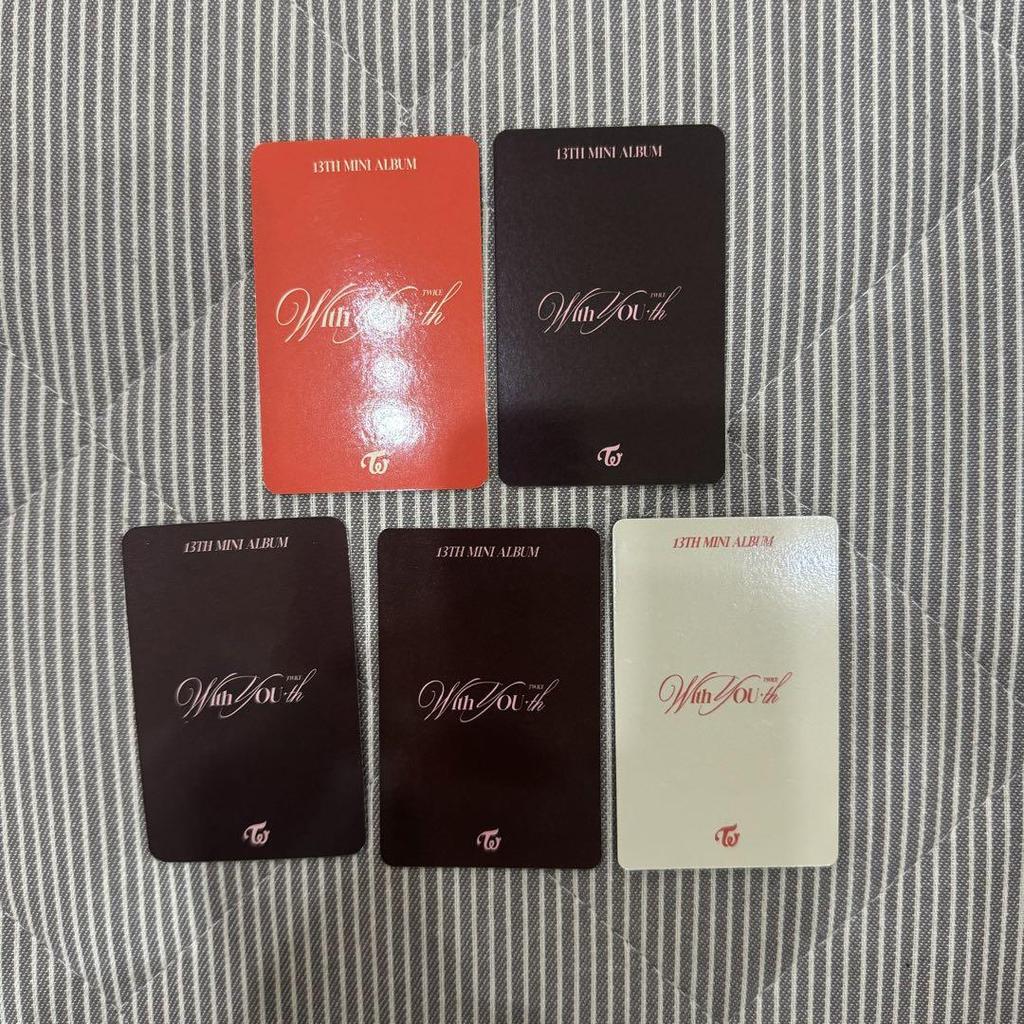 [USED] TWICE Chaeyoung with You-th Trading Card Bonus