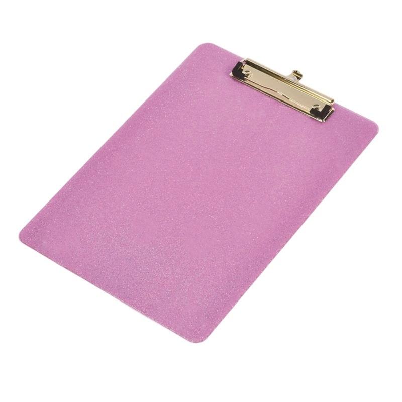 A4 Document Clipboard Glitter Clipboards Acrylic Hanging Clipboard Office School Supplies for Teacher Women Man