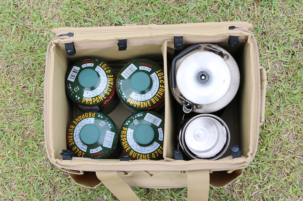 KAKURI Multi Gear Container Camel Outdoor Camping Universal Storage Box с разделителями 240 x 380 x 260 мм Прибл.