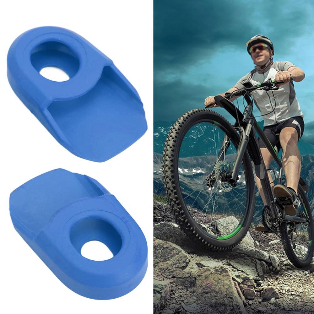 2PCS Anti-Friction Bike Crank Cover Silicone Bike Crank Boot Crank Arm Sleeve Bicycle Maintenance