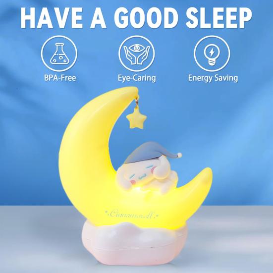 Очаровательный аниме-экшн ночник, регулируемые фигурки, светодиодная яркость, без мерцания, светящийся мультяшный