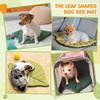 Leaf Shaped Cat Bed Soft Cotton Pet Bed New Cat Nest  Pet Accessories