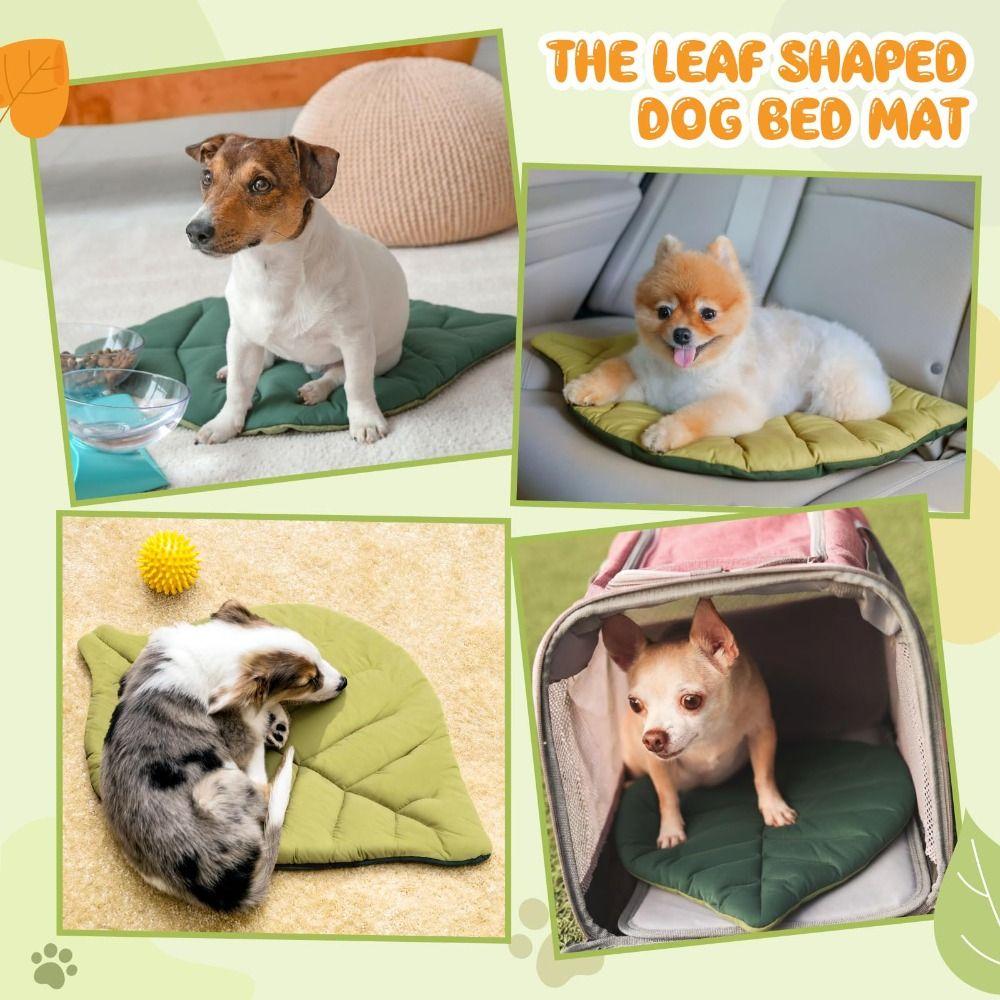 Leaf Shaped Cat Bed Soft Cotton Pet Bed New Cat Nest Pet Accessories