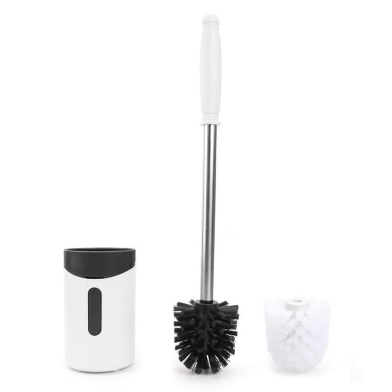 Toilet Brushes Wall-Mounted Long Handle Toilet Cleaner Brush with Base Bathroom Toilet Home Shower R