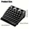 85 Hole Tool Bit Holder Storage Box, Mandrel Drill Bench Tool Holes Screwdriver Bit Holder Drill Head Storage Case,Black