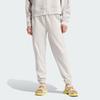 adidas X Stella McCartney Обычные спортивные штаны с твердым логотипом, флисовые трикотажные штаны с манжетами, женские брюки жемчужно-розового цвета IU0876