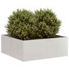 VidaXL Planter 80x80x30 Cm Stainless Steel 860805