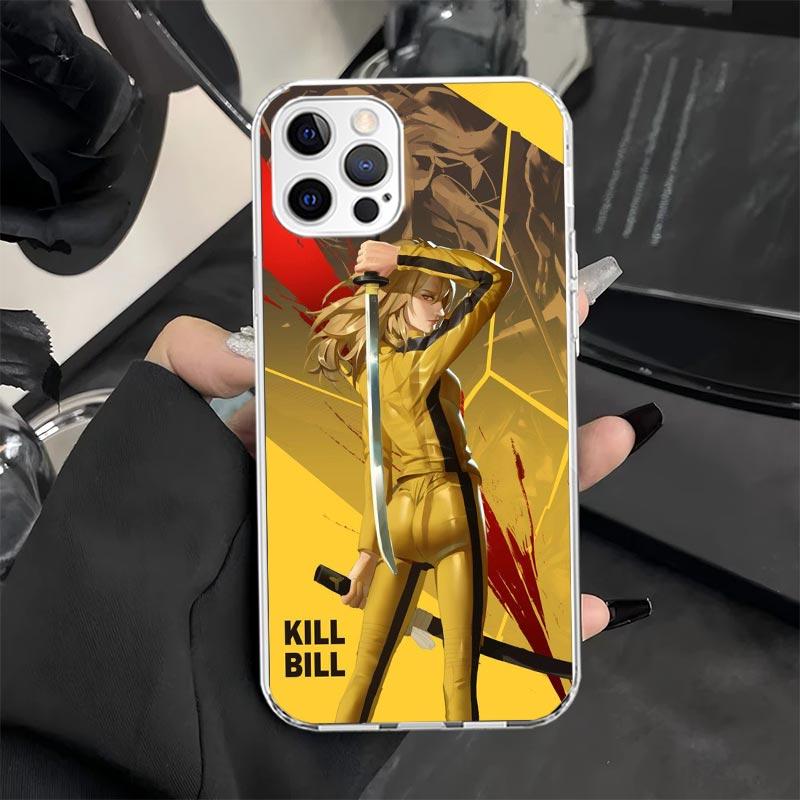Чехол для телефона Kill Bill для iPhone 11 12 13 Mini 14 15 Plus 16 Pro Max 17 Air 16E 7 8 SE 17ProMax Мягкий чехол-футляр 11 14 15 16 Pro