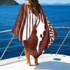 Saler-nitana Football Crest Beach Towel - Soft, Absorbent Microfiber, Lightweight, Ideal for The Beach, Parties, Travel, Camping fan gifts