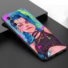 Arcane Jinx аниме черный силиконовый чехол для телефона Samsung Galaxy S23 S21 S20 FE S24 S22 Ultra S10E S10 S9 S8 Plus