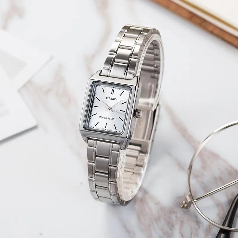 Casio Женские серебряные часы LTP-V007D-2E-