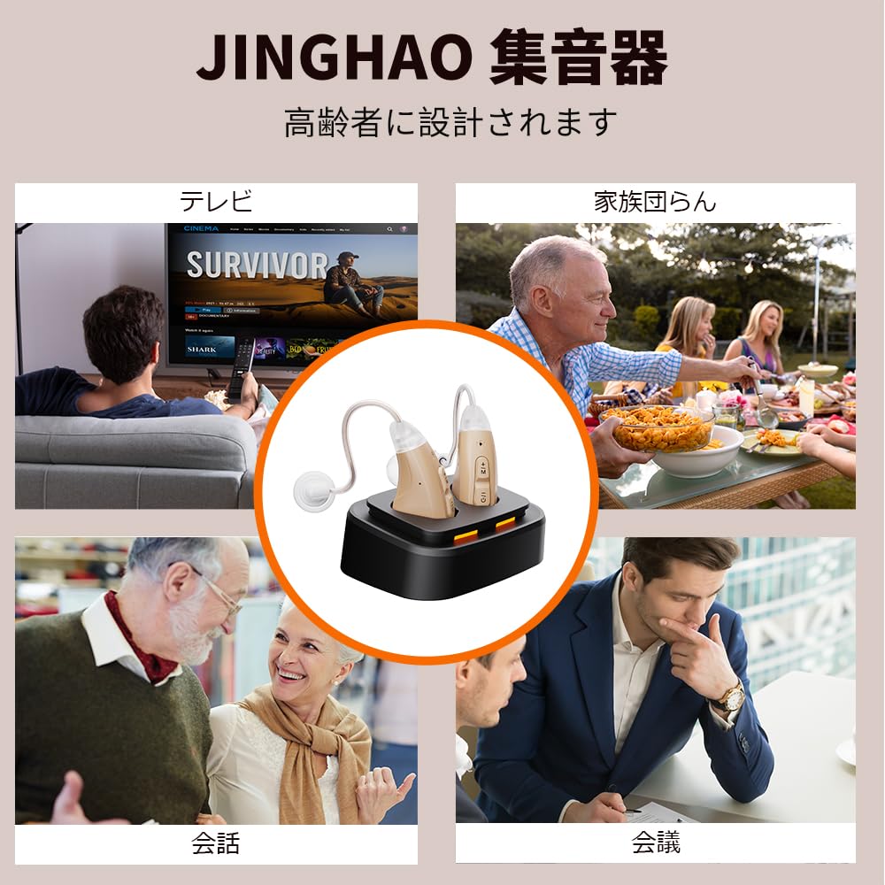 Звуковой коллектор для перезаряжаемого 30 гармоник громкости режим не легко падать шум легко высокий Уважение к пожилым подарок пожилым, заушного типа,