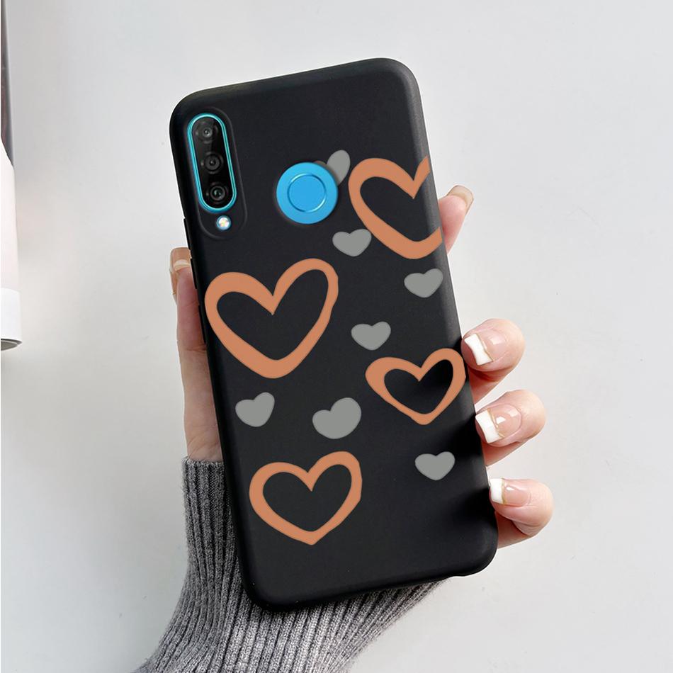 Чехол для Huawei P30 Lite Милый Мультяшный Медведь Лягушка Мягкий Матовый Силиконовый Чехлы для Телефона Для Huawei P30 P30Lite P30Pro P 30 Lite Pro Чехол