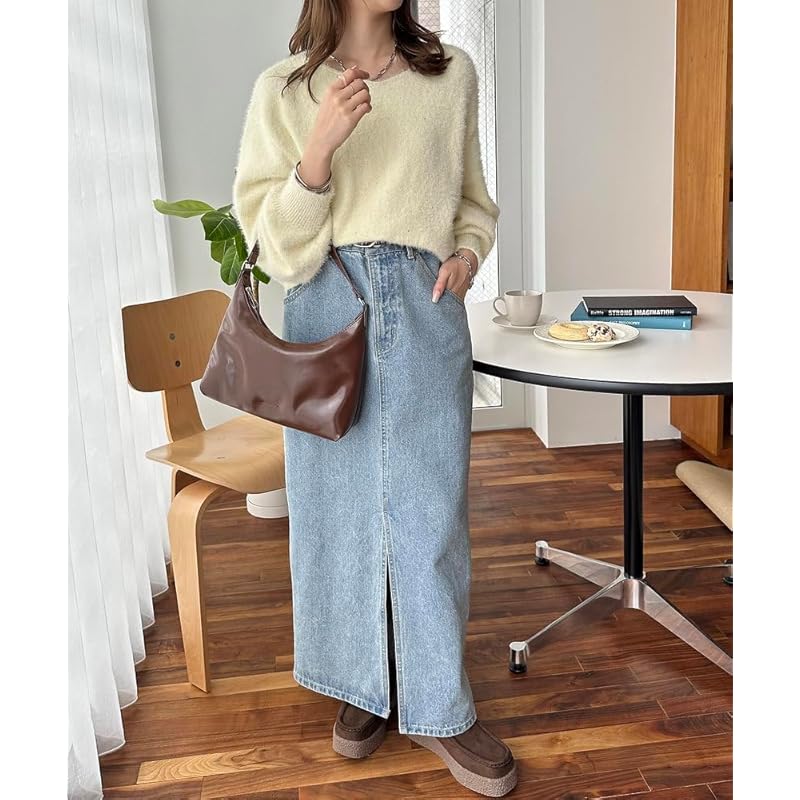 [Discoat] [Discourt] padded hobo bag DCZ10A2112A0007 Free brown