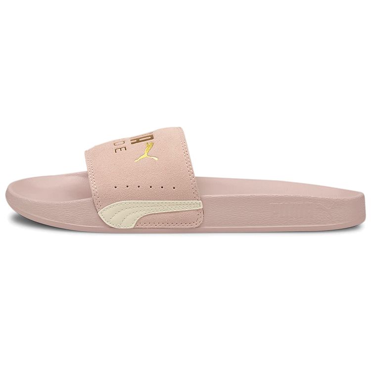 Puma Leadcat FTR Suede Slide Classic Pink Gold Women Sneakers Cloud-Pink Team-Gold 372277-09