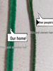 Thickened White Chenille Pipe Cleaners - Mixed Colors for DIY Bouquet Crafts