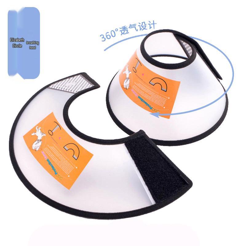 Cat Grooming Anti-Scratch & Bite Protective PVC Collar Set