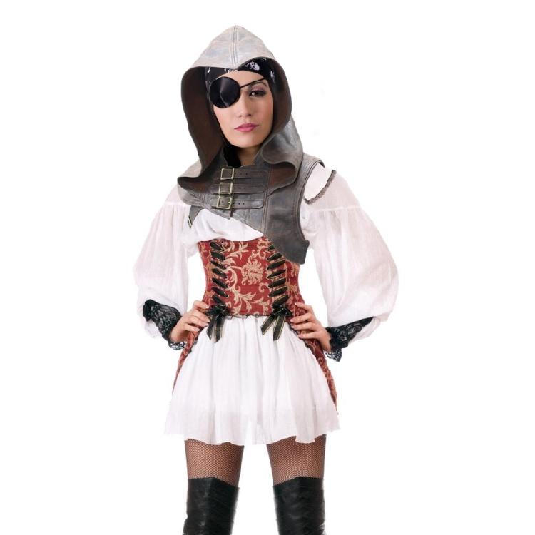 Унисекс средневековая шляпа-капюшон из искусственной кожи, стимпанк, готический плащ-накидка с капюшоном и регулируемым ремешком для любителей костюмов