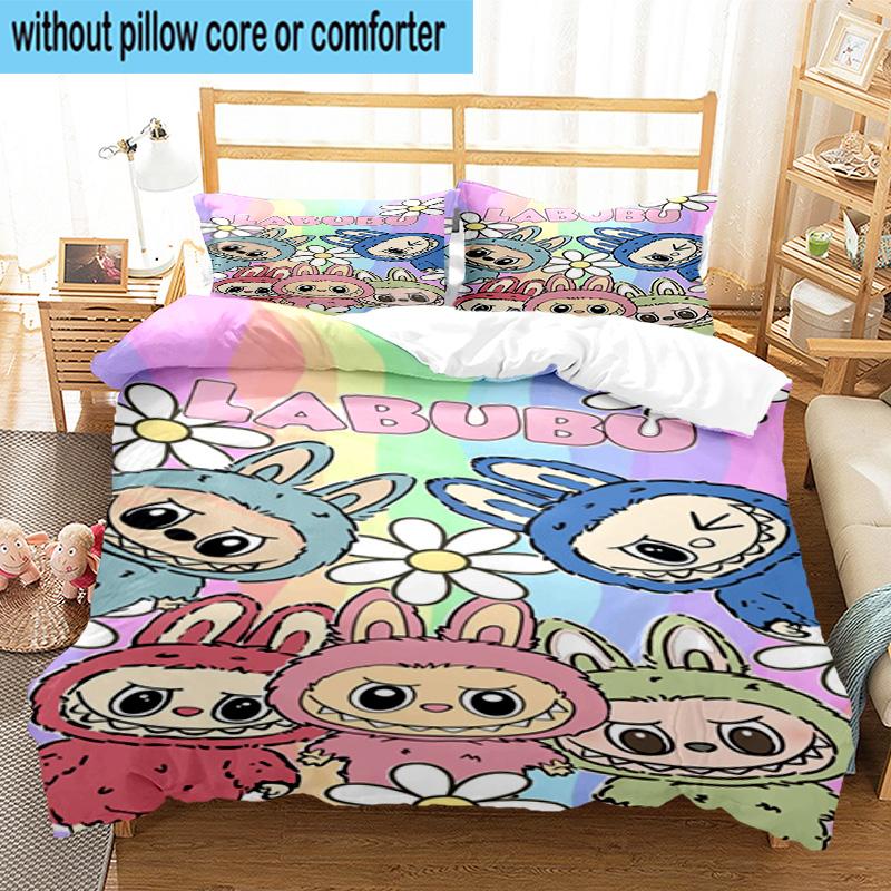 3PCS Bunny Costume Adventure 3pcs Bedding,Including 3PCS Duvet Cover And 2pcs Pillowcases Perfect for Christmas,Ideal for Bedroom, Dormitory