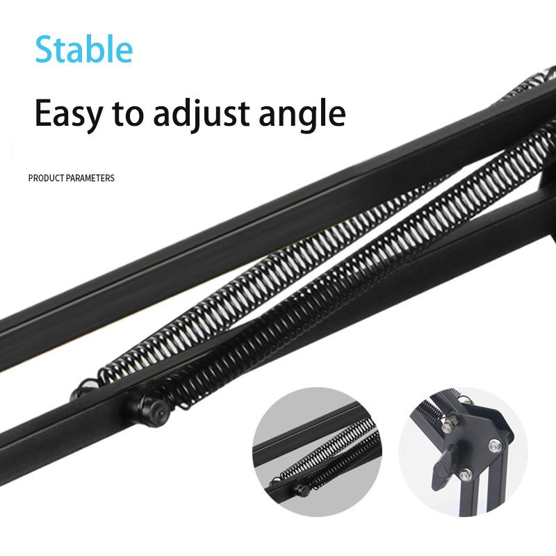 Настольная кольцевая лампа со штативом для видеосъемки на мобильный телефон, освещение для песен, для предметной фотографии, для стриминга, фото кольцевая лампа