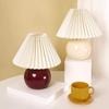 Fabric Table Lamp Lampshade Pleated Pendant Lampshade Floor Lamp Cover  Chandelier