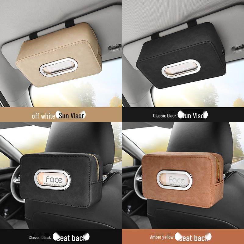 Симпатичная замшевая автомобильная коробка для салфеток: Автомобильный аксессуар Q1P, который позволит хранить салфетки под рукой и придаст стильный вид вашему автомобилю.