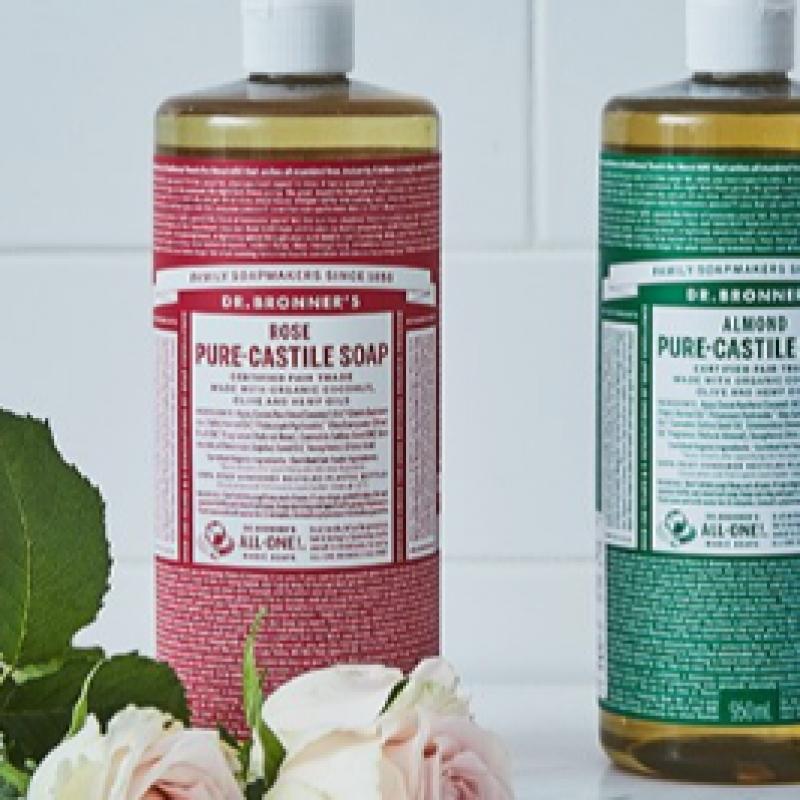 Dr. Bronner S Peppermint Pure caStile Soap 950 Ml