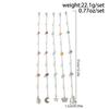 Star Butterfly Moon Pendant Braided Hair Jewelry Acrylic Stone Bead Hair Ring  Ethnic Style