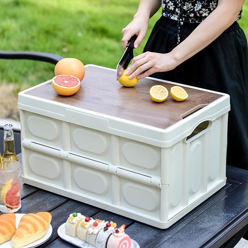 New Outdoor Camping Camping Folding Storage Box Household Car Trunk Storage Box Multifunctional Convenient Storage Box