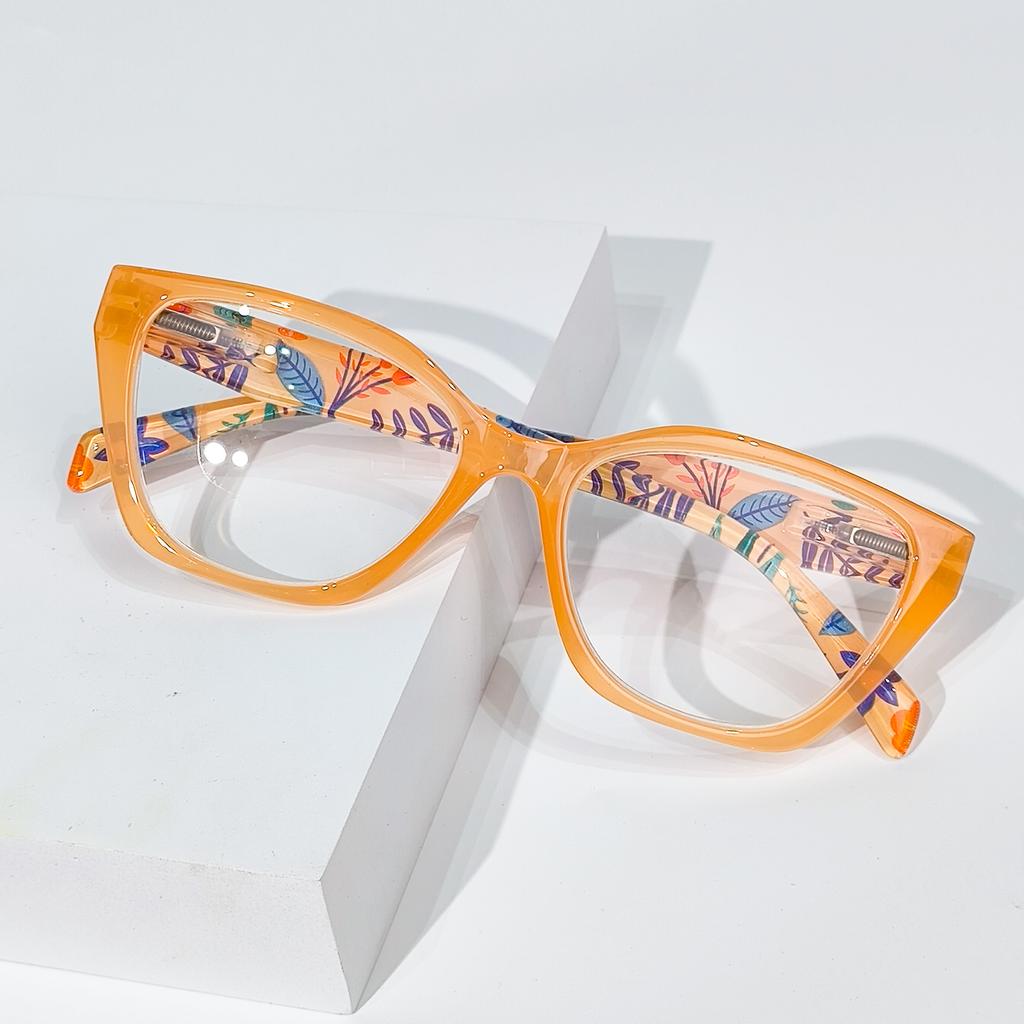 Square Reading Glasses Full Frame Computer Readers Presbyopic Glasses For Women Men +1.0 To +3.5