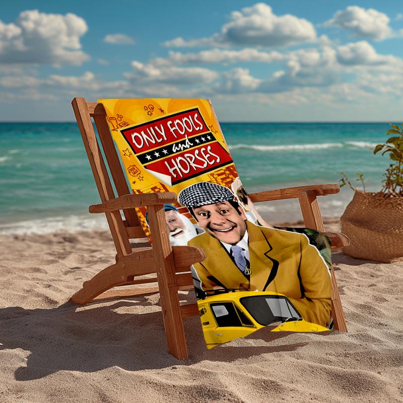 Only Fools and Horses Fashion Beach Towel: Ideal for Summer Adventures Soft, absorbent and quick drying suitable for swimming and bathing