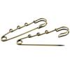 1 Pcs 3 Hole Brooches for Jewelry Making DIY Creative Accessories Women's Handmade Pins and Brooches 64*16 Mm