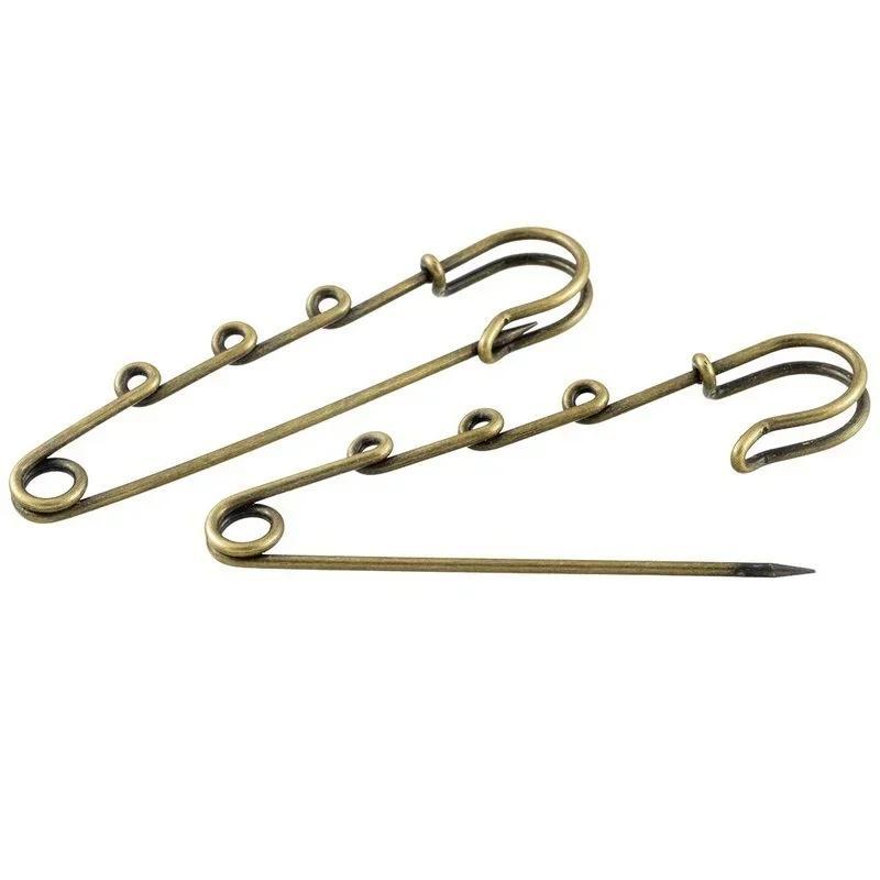 1 Pcs 3 Hole Brooches for Jewelry Making DIY Creative Accessories Women's Handmade Pins and Brooches 64*16 Mm