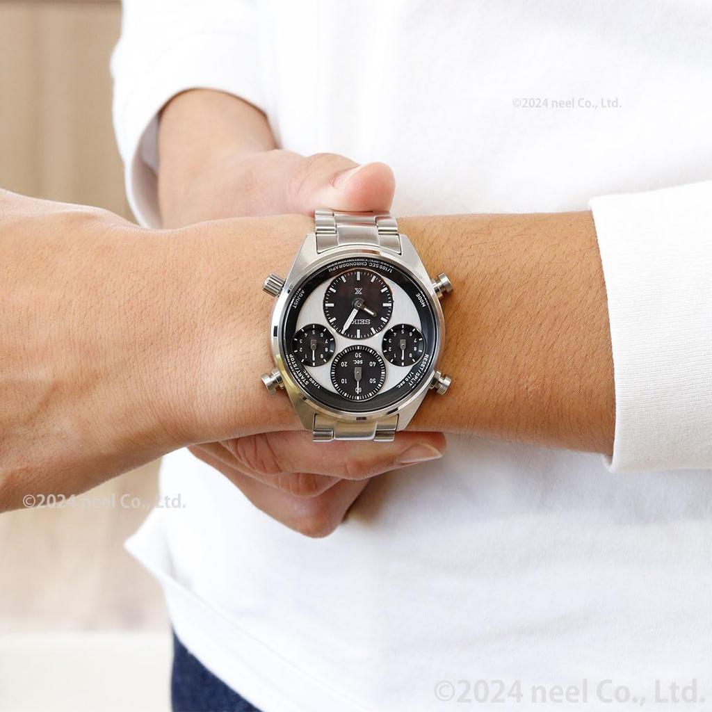 Часы Prospex Speedtimer Solar Chronograph с секундной стрелкой, белые, модель SBER001 [Seiko Watch], 1/100, мужские.