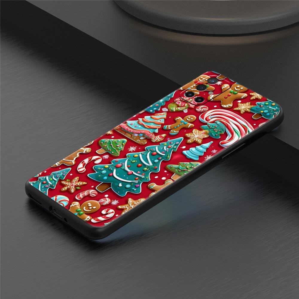 Новогодний Рождественский Чехол Для Телефона Для Oneplus 13R 13 12R 11 10T 10R Nord N100 N200 N10 10 9 9R 9RT CE 3 2 Z Pro 5G Мягкий ТПУ Чехол