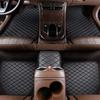 Универсальный набор из 5 шт. автомобильных ковриков, водонепроницаемые, из ПУ-кожи, защитные коврики для ног, ковер, комплект передних и задних ковриков, автоаксессуары