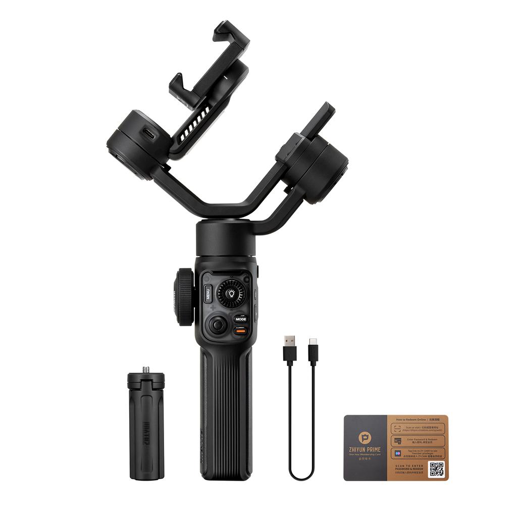 Zhiyun SMOOTH 5S AI ручной 3-осевой стабилизатор для телефона Vlog Gimbal Anti Shake Встроенный светодиод