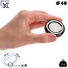 KADAX Крышки для банок крышка банки крышка крышки fi48 10шт 4-защелки