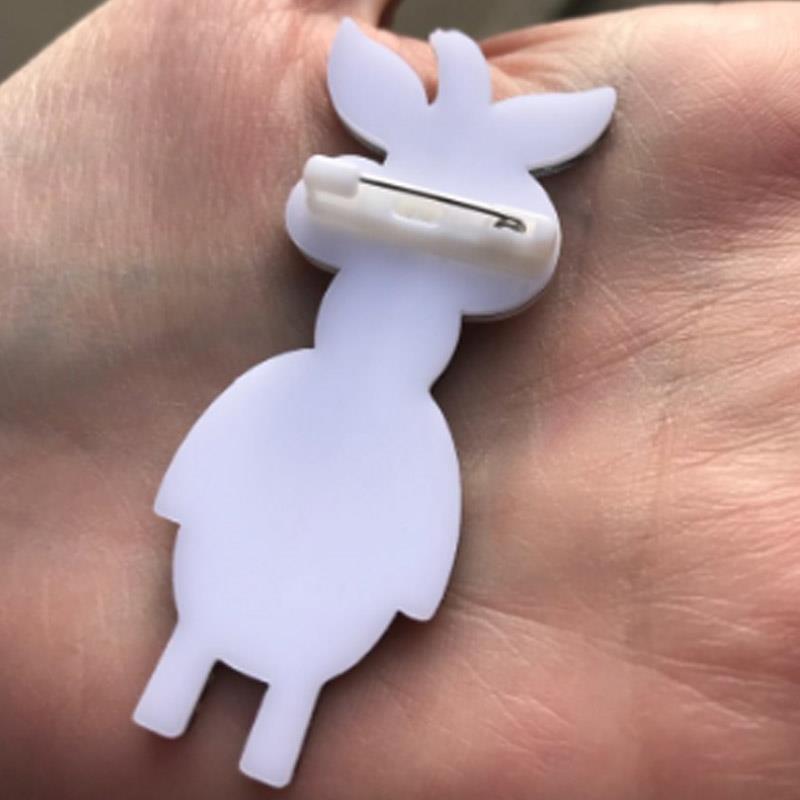 Cute Cartoon Brooches For Women Acrylic Zebra Lion Monkey Elephant Animal Brooch Pins Clothes Backpack Hat Badge Kids Gifts