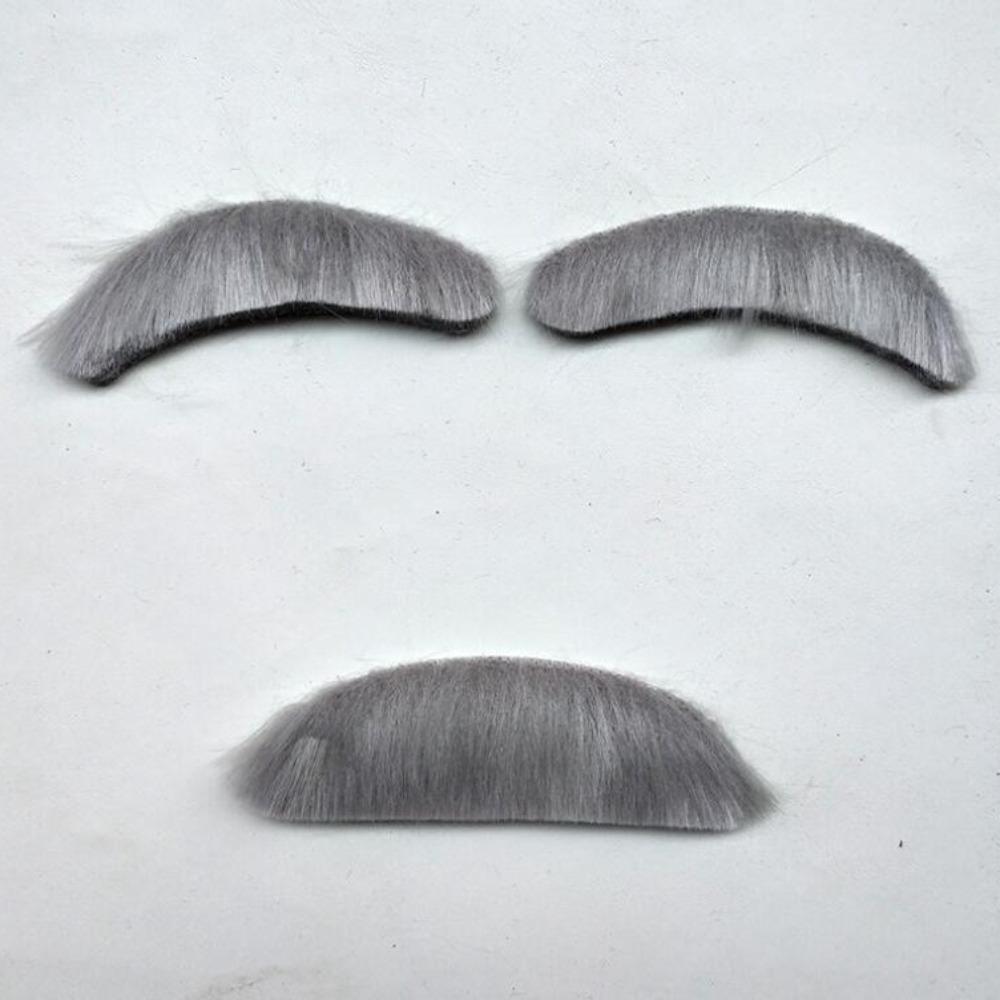 Inflatable Walking Stick Grandpa Accessories Set Glasses Old Man Cosplay Kits  School Party